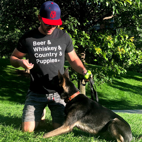 Beer & Whiskey & Country & Puppies T-Shirt