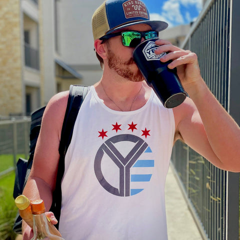 The Red, White, & Blue Whiskey Riff Tank Top