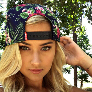 The Whiskey Riff Floral Snapback Hat