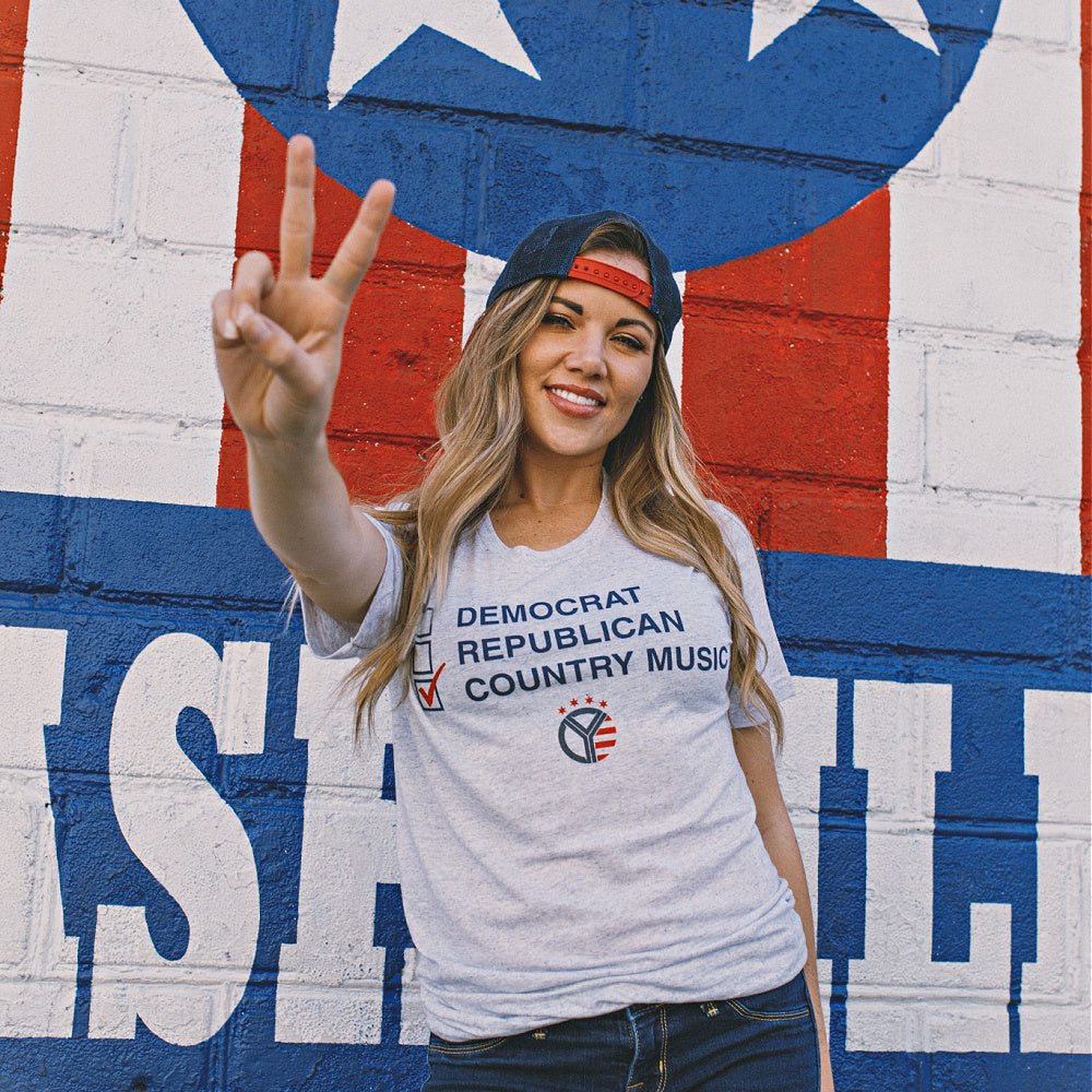 Rå Etableret teori Afdæk Democrat, Republican, Country Music T-Shirt – Whiskey Riff Shop
