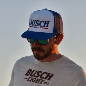 Retro Busch Beer Royal Snapback Hat