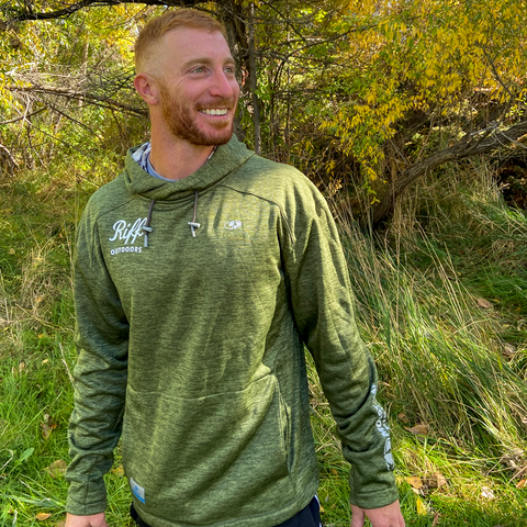 Mossy oak riff outdoors fishing hoodie
