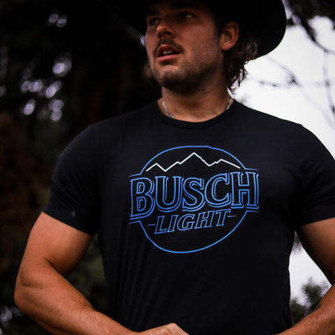 Busch Light Neon Mountains T-Shirt