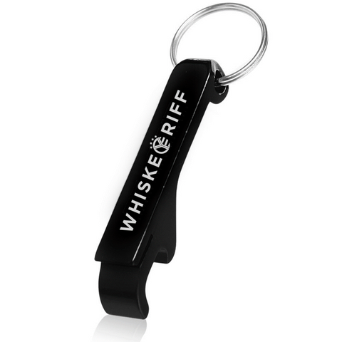 Whiskey Riff Bottle Opener Keychain