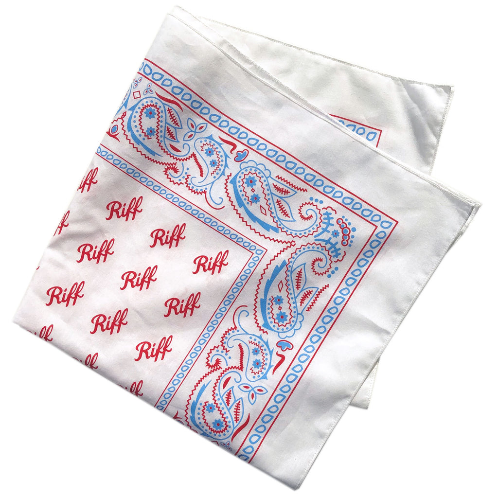 Folded Riff The Red, White, & Blue Whiskey Riff Bandana – Whiskey Riff Shop