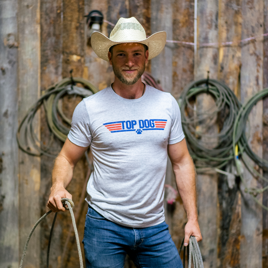 Muscle dog t sales shirt