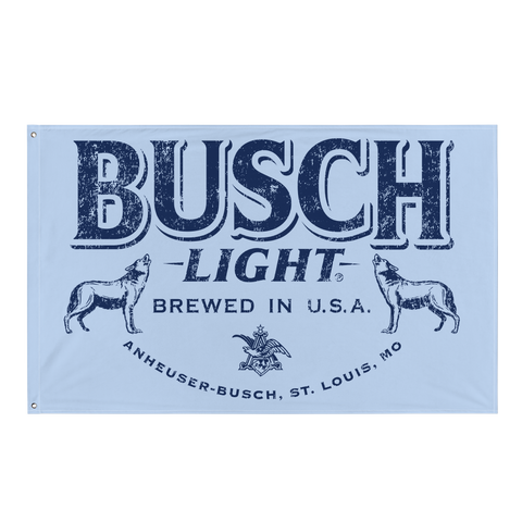 Busch Light Wolf Pack Flag