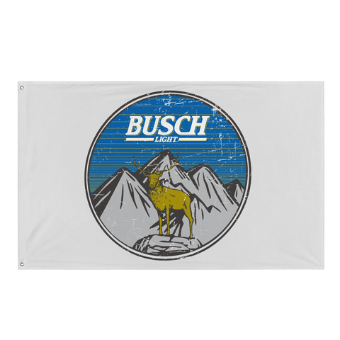 Busch Light Beer Deer Flag