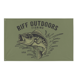 RIFF Outdoors Bass Fishing Flag