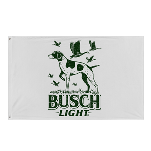 Busch Light Duck Hunting Dog Flag