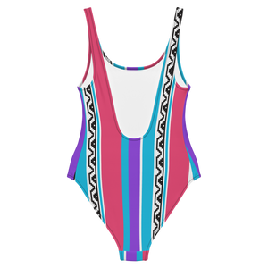 Ugly '90s Country Ranch One-Piece Swimsuit