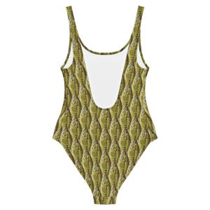 Whiskey Riff Largemouth BASS One-Piece Swimsuit