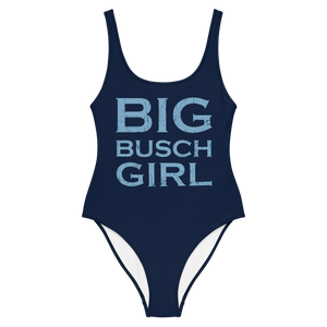 Big Busch Beer Girl One-Piece Swimsuit
