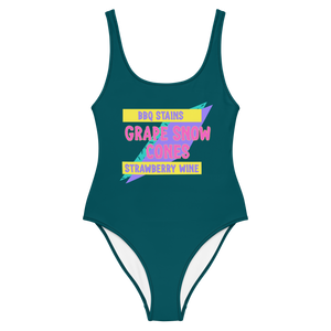 Ultimate '90s Country Menu One-Piece Swimsuit