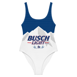 Busch Light '90s USA One-Piece Swimsuit