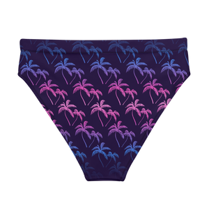 Palm Trees Retro Wave Bikini Bottom