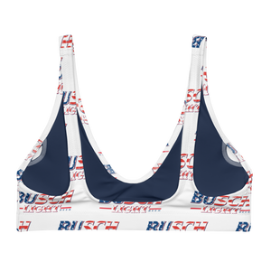 Busch Light '90s USA Flag Logo Bikini Top
