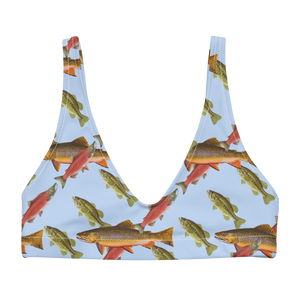 Freshwater Fish Salad Bikini Top