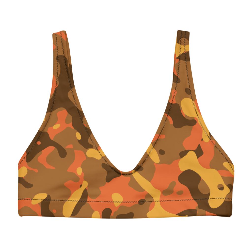 Orange camo bikini sales