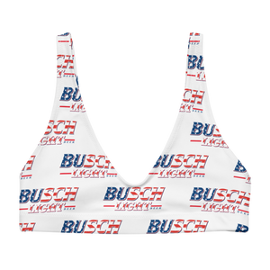 Busch Light '90s USA Flag Logo Bikini Top