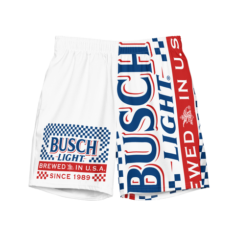 Busch Light Finish Line Racing USA Swim Trunks
