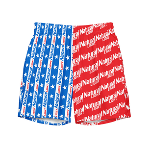 Natural Light USA Swim Trunks