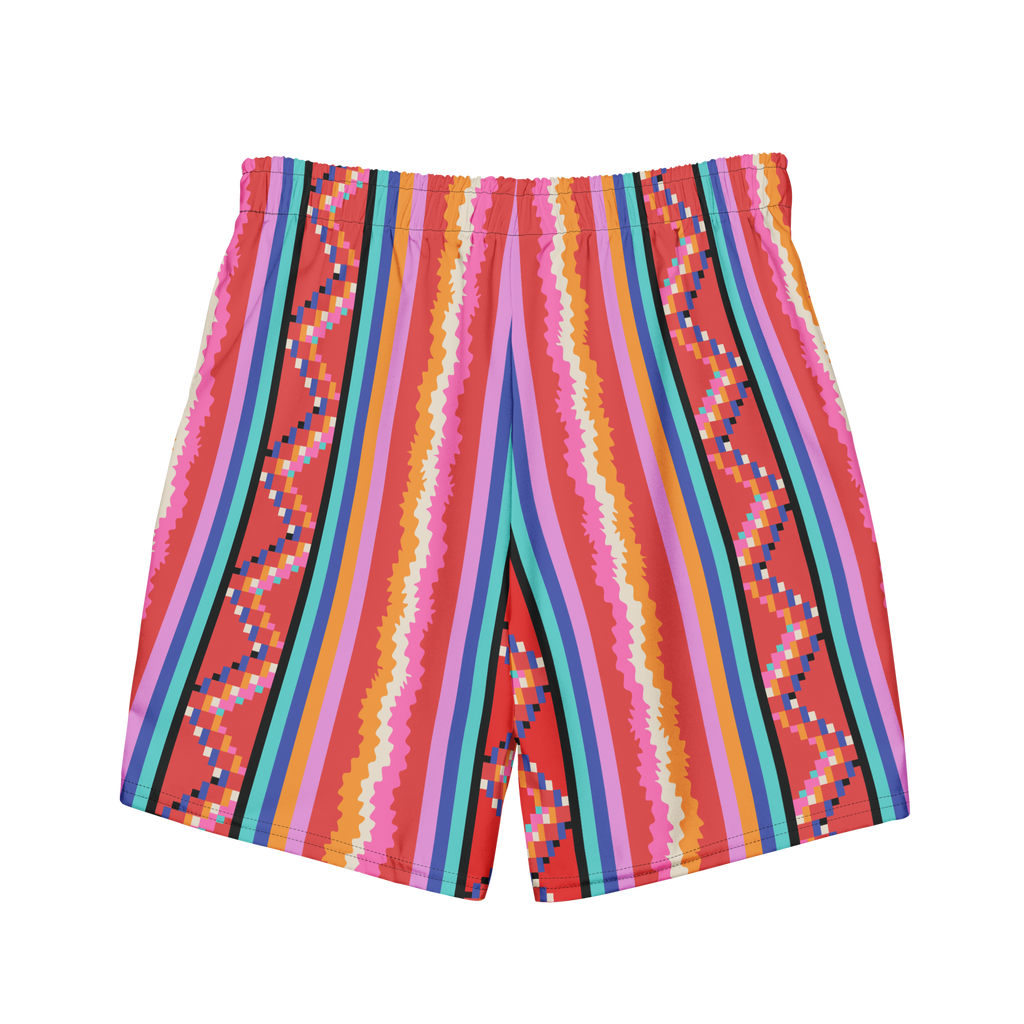 Whiskey Riff Shop Ugly 90s Country Funky Swim Trunks Xs