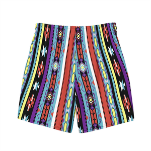 Ugly '90s Country Groovy Swim Trunks