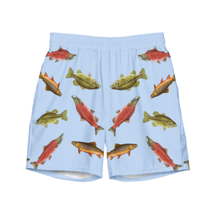 River Fish Salad Swim Trunks