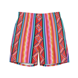 Ugly '90s Country Funky Swim Trunks