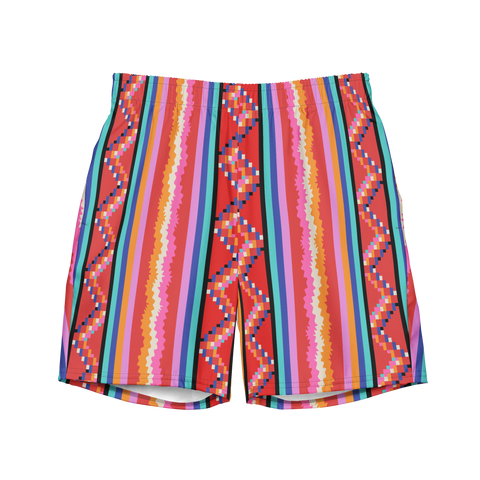 Ugly '90s Country Funky Swim Trunks
