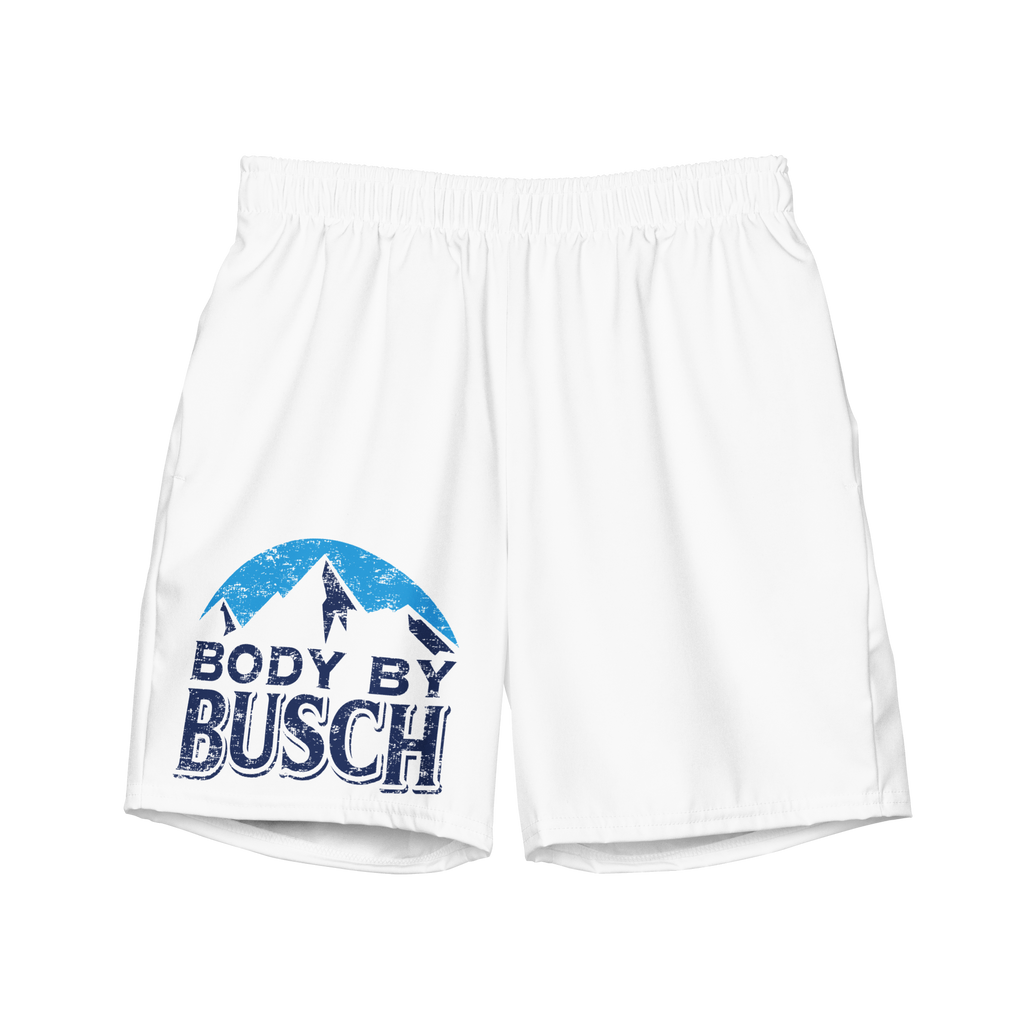 Body By Busch Beer Swim Trunks Whiskey Riff Shop