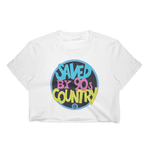 Saved by 90's Country Crop Top Tee