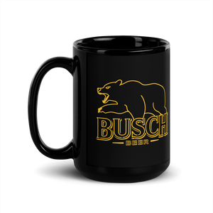 Busch Beer Bear Neon Sign Coffee Mug