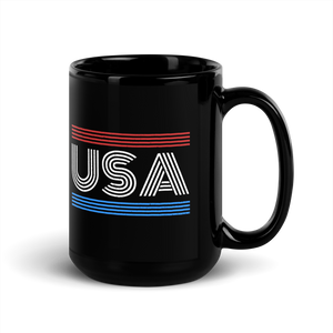 Retro '70s Stripes USA Coffee Mug