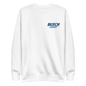 Busch Light Logo White Crewneck Sweatshirt