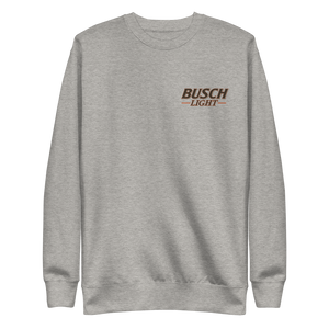 Busch Light Logo Grey Crewneck Sweatshirt