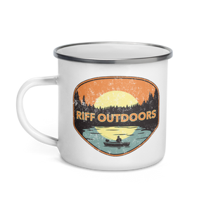 RIFF Outdoors Sunset Fishing Camping Mug
