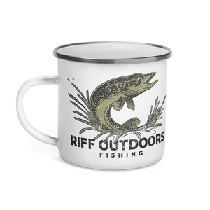 RIFF Outdoors Pike Fishing Camping Mug