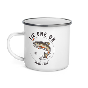 Tie One On Fish Camping Mug