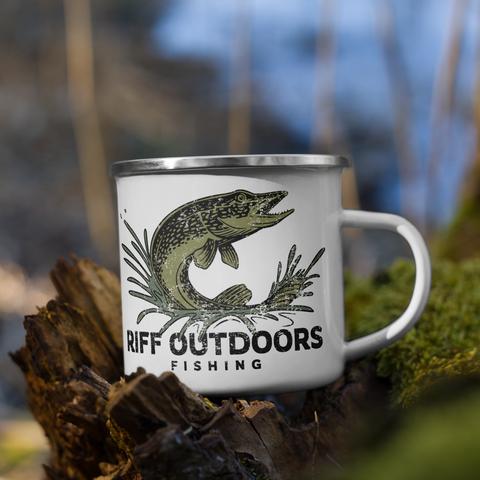 RIFF Outdoors Pike Fishing Camping Mug