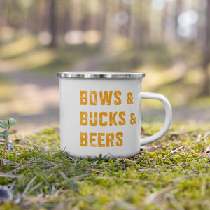 Bows & Bucks & Beers Camping Mug