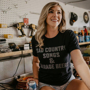 Sad Country Songs & Garage Beers T-Shirt