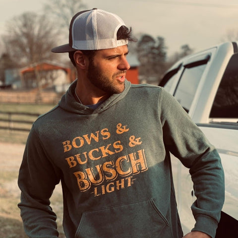 Bows & Bucks & Busch Light Hoodie