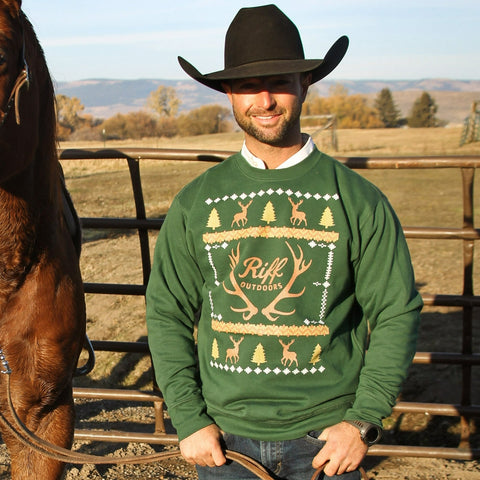 RIFF Outdoors Hunting Ugly Christmas Sweater