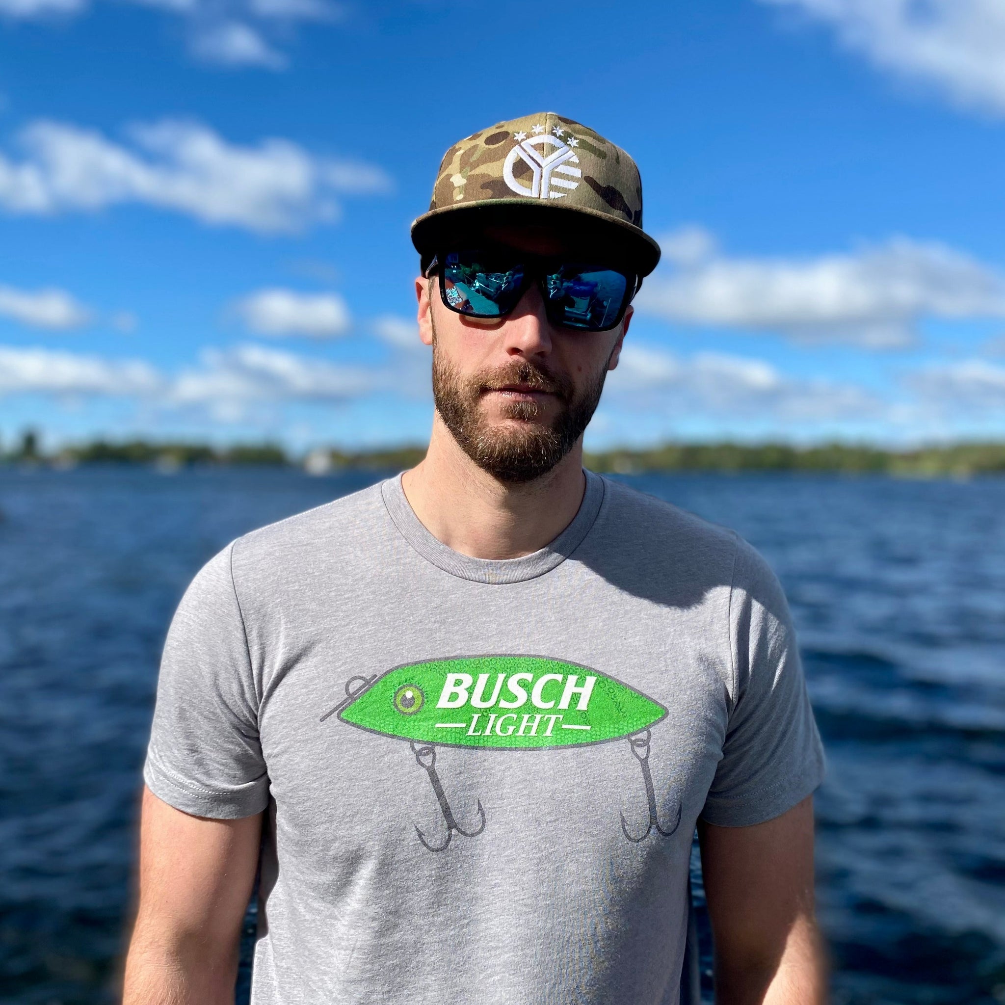 Busch Light Fishing Lure T-Shirt – Whiskey Riff Shop