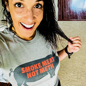 Smoke Meat Not Meth Hog T-Shirt