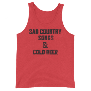 Sad Country Songs & Cold Beer Tank Top
