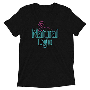 Natural Light Neon Flamingo T-Shirt