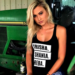 TRISHA. SHANIA. REBA. Women's Tank Top